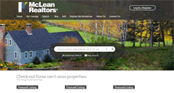 Desktop Screenshot of mclean-realtors.com